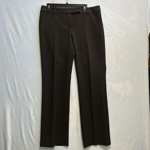 Talbots Women's Dress Pants Good Brown Signature Straight Career Size 10